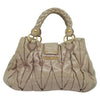 Miu Miu Coffer Convertible Satchel Matelasse Leather