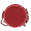 Secondhand Chanel Pearl Crush Round Clutch with Chain Quilted