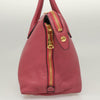 Secondhand Miu Miu Convertible Madras Side Zip Satchel Grainy