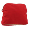Secondhand Hermes Bolide Pouch Red Canvas Accessories