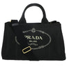 Secondhand Prada Canapa Convertible Tote