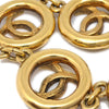 Chanel CC Cutout Round Bracelet Metal