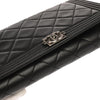 Secondhand Chanel Boy Wallet on Short Chain Quilted