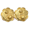 Chanel CC Round Earrings Metal