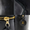 Secondhand Chanel Vanity pouch Black Lamb Skin Bags