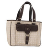Secondhand Bvlgari Logomania Handbag Beige Canvas Bags