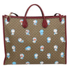 Gucci Doraemon Tote Printed Mini GG Coated Canvas