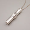 Secondhand Gucci Bamboo Drop Pendant Necklace Sterling