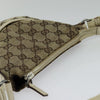 Secondhand Gucci Zip Messenger Bag GG Canvas with Perforated