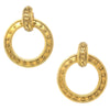 Chanel CC Hoop Clip-On Earrings Metal