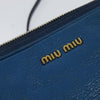 Secondhand Miu Miu Madras Double Zip Crossbody Bag