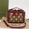 Gucci Doraemon Ophidia Zip Around Camera Bag Printed Mini GG Coated Canvas