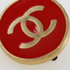Secondhand Chanel Vintage CC Round Clip-On Earrings