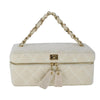 Secondhand Chanel Vanity toiletries White Cotton Bags