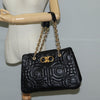 Salvatore Ferragamo Gancini Convertible Tote Quilted Leather