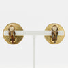 Secondhand Chanel Vintage CC Round Clip-On Earrings