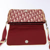 Christian Dior Vintage Flap Crossbody Bag Canvas