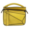 Secondhand Loewe Puzzle Bag Yellow Leather Bags
