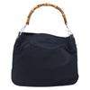 Gucci Vintage Bamboo Shoulder Bag Nylon