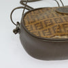 Fendi Vintage Zip Crossbody Bag Zucchino Canvas