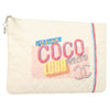 Chanel Coco Cuba Pouch Printed Quilted Canvas