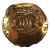 Chanel Vintage Round CC Clip-On Earrings Metal