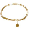 Chanel Vintage Medallion Chain Belt Metal