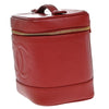 Secondhand Chanel Vanity pouch Red Calfskin Bags