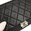 Secondhand Chanel Boy Wallet on Short Chain Quilted