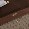 Christian Dior Vintage Honeycomb Flap Wallet Coated Canvas