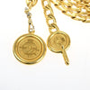 Chanel Vintage Medallion Chain Belt Metal