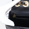 Secondhand Chanel Vintage Classic Single Flap Bag Quilted Caviar