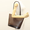Secondhand Burberry Handle Tote Brown Leather Accessories