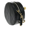 Secondhand Chanel Chic Pearls Round Clutch with Chain Quilted