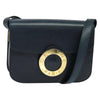 Secondhand Celine Circle logo Navy Leather Bags