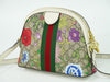 Gucci Ophidia Dome Shoulder Bag Flora GG Coated Canvas