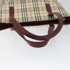 Secondhand Burberry Nova Check Tote Canvas and