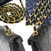 Secondhand Chanel Vintage Half Moon Flap Bag Quilted