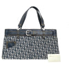 Christian Dior Vintage Trotter Horizontal Tote Diorissimo Canvas