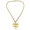 Secondhand Chanel CC Heart Pendant Necklace