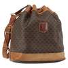 Celine Vintage Macadam Shoulder Bag Canvas