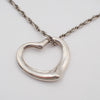 Secondhand Tiffany & Co. Elsa Peretti Open Heart Pendant Necklace Sterling