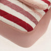Secondhand Chanel Rope Flap Bag Quilted Striped Jersey