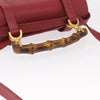 Gucci Vintage Bamboo Handle Bag Leather