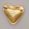 Chanel Vintage CC Heart Brooch Metal