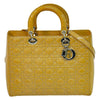 Secondhand Christian Dior Vintage Lady Dior Bag Cannage Quilt Patent
