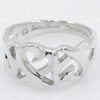 Tiffany & Co. Triple Loving Heart Ring Silver 925