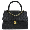 Secondhand Chanel Paris-Rome Coco Top Handle Bag Cross Stitch