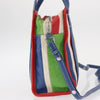 Secondhand Balenciaga Bazar Convertible Tote Striped