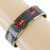 Hermes Caleche Bangle Bracelet Enamel